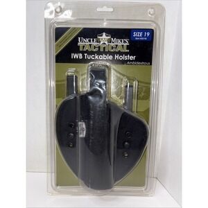 Uncle Mike's Tactical Size 19 IWB Tuckable Holster 55190- NIB Amb 1911, Browning